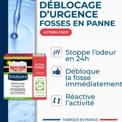 Déblocage d'urgence pour fosses septiques