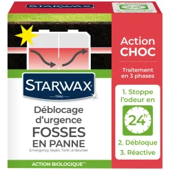 Déblocage d'urgence pour fosses septiques