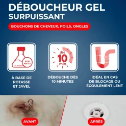 Déboucheur canalisations spécial cheveux