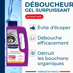 Déboucheur gel pour canalisations