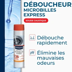 Déboucheur microbilles pour canalisations