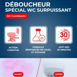 Déboucheur spécial WC