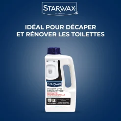 Décapant choc rénovateur WC - Efficacité Professionnelle