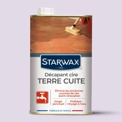 Décapant cire avant rénovation pour tomettes et terres cuites