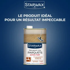 Décapant cire pour parquets cirés