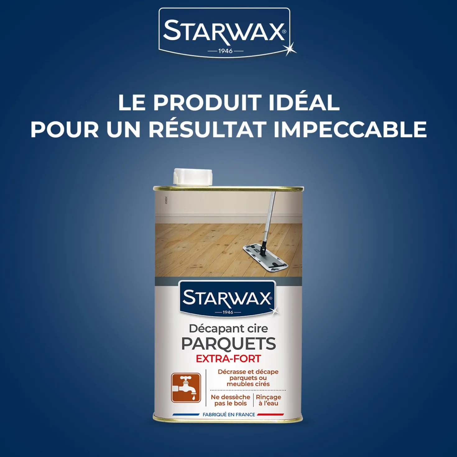 Décapant cire pour parquets cirés