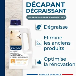 Décapant dégraissant Marbre et pierres naturelles