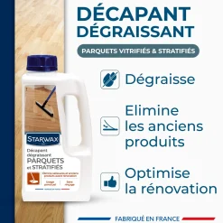 Décapant dégraissant Parquets et stratifiés (avant rénovation)