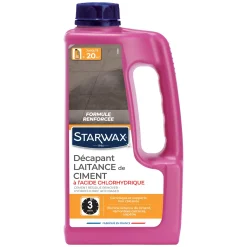 Décapant laitance de ciment