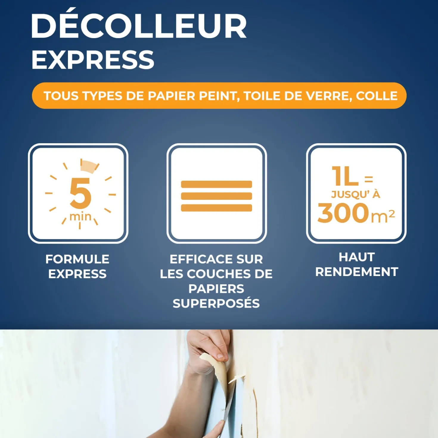 Décolleur Express papier peint 1L