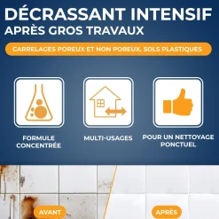 Décrassant intensif carrelages et PVC