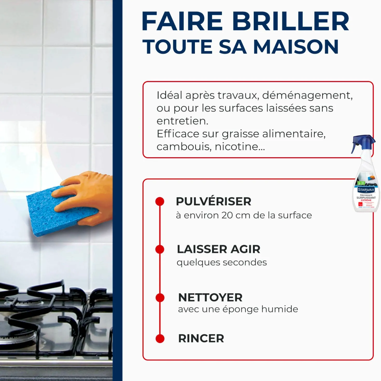 Décrassant surpuissant