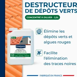 Destructeur de dépôts verts concentré