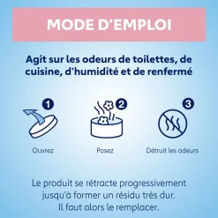 Destructeur d'odeurs douceur florale