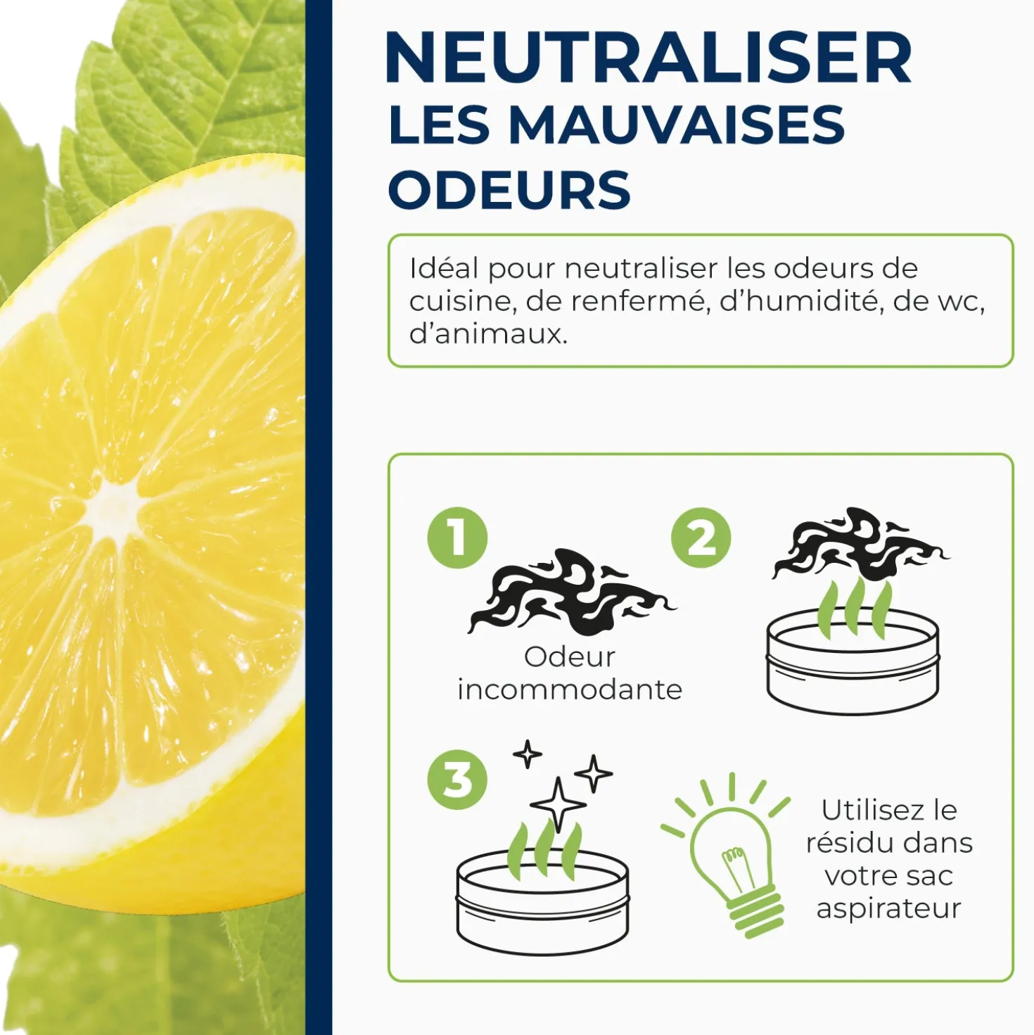 Destructeur d'odeurs Verveine Citron