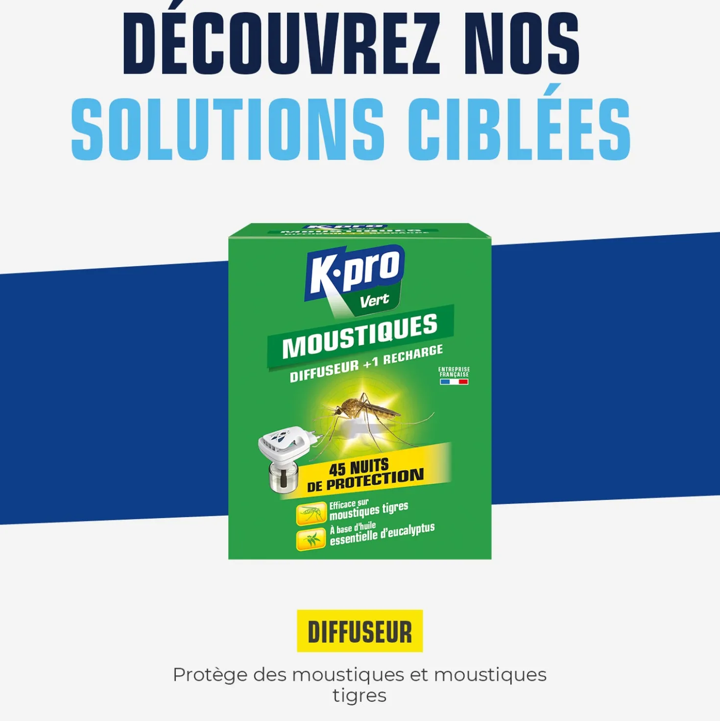 Diffuseur électrique anti moustiques + Recharge