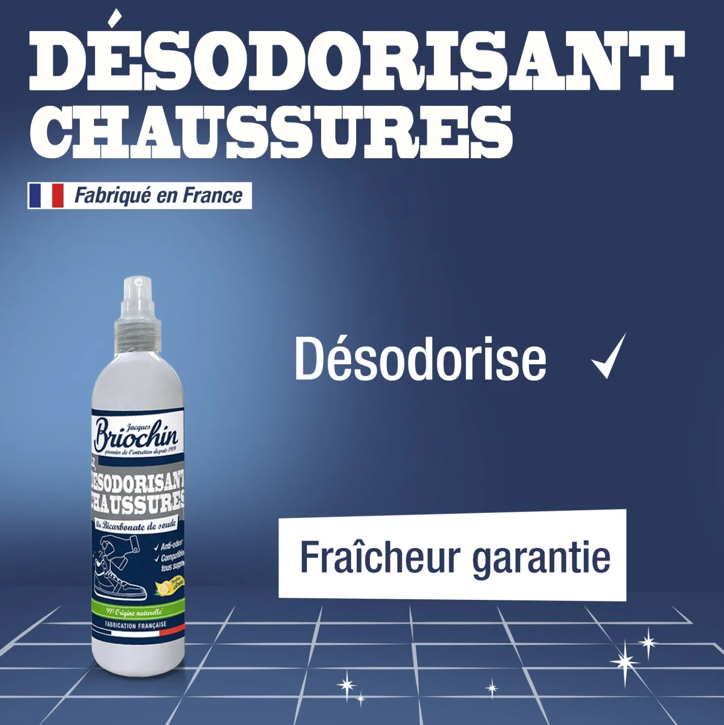 Désodorisant chaussures au bicarbonate
