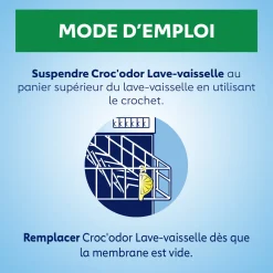 Désodorisant lave-vaisselle citron