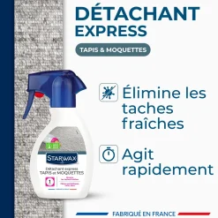 Détachant express pour tapis et moquettes