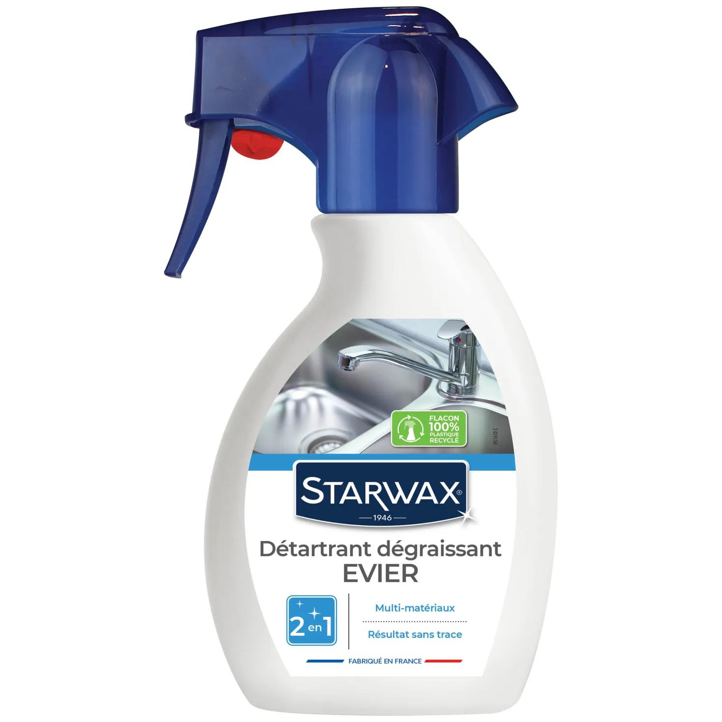Détartrant dégraissant pour évier