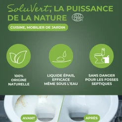 Détartrant en gel pour WC et broyeurs