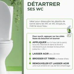Détartrant en gel pour WC et broyeurs