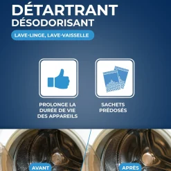 Détartrant pour lave-linge et lave-vaisselle