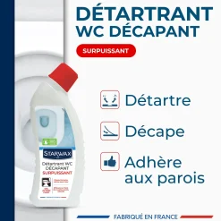 Détartrant surpuissant gel pour WC