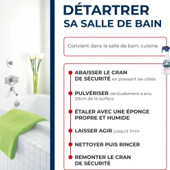 Détartrant surpuissant pour salle de bains