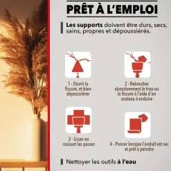 Enduit rebouchage pâte