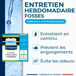 Entretien hebdomadaire pour fosses septiques