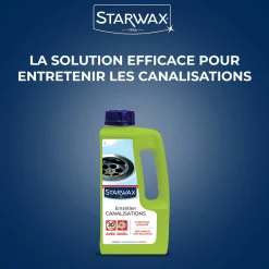 Entretien javel pour canalisations