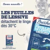Feuilles de lessive au Bicarbonate parfum Brise végétale