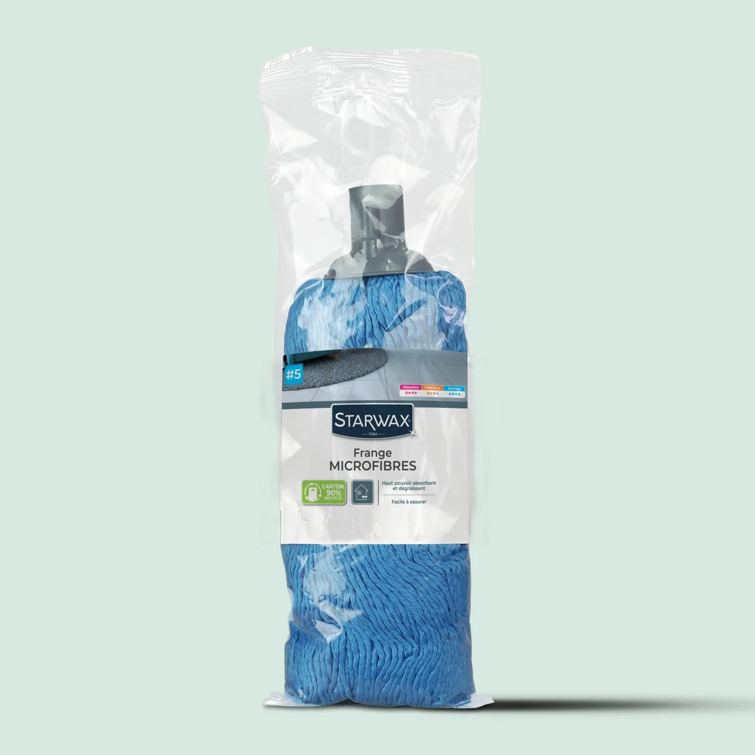 Frange microfibre pour sols lisses