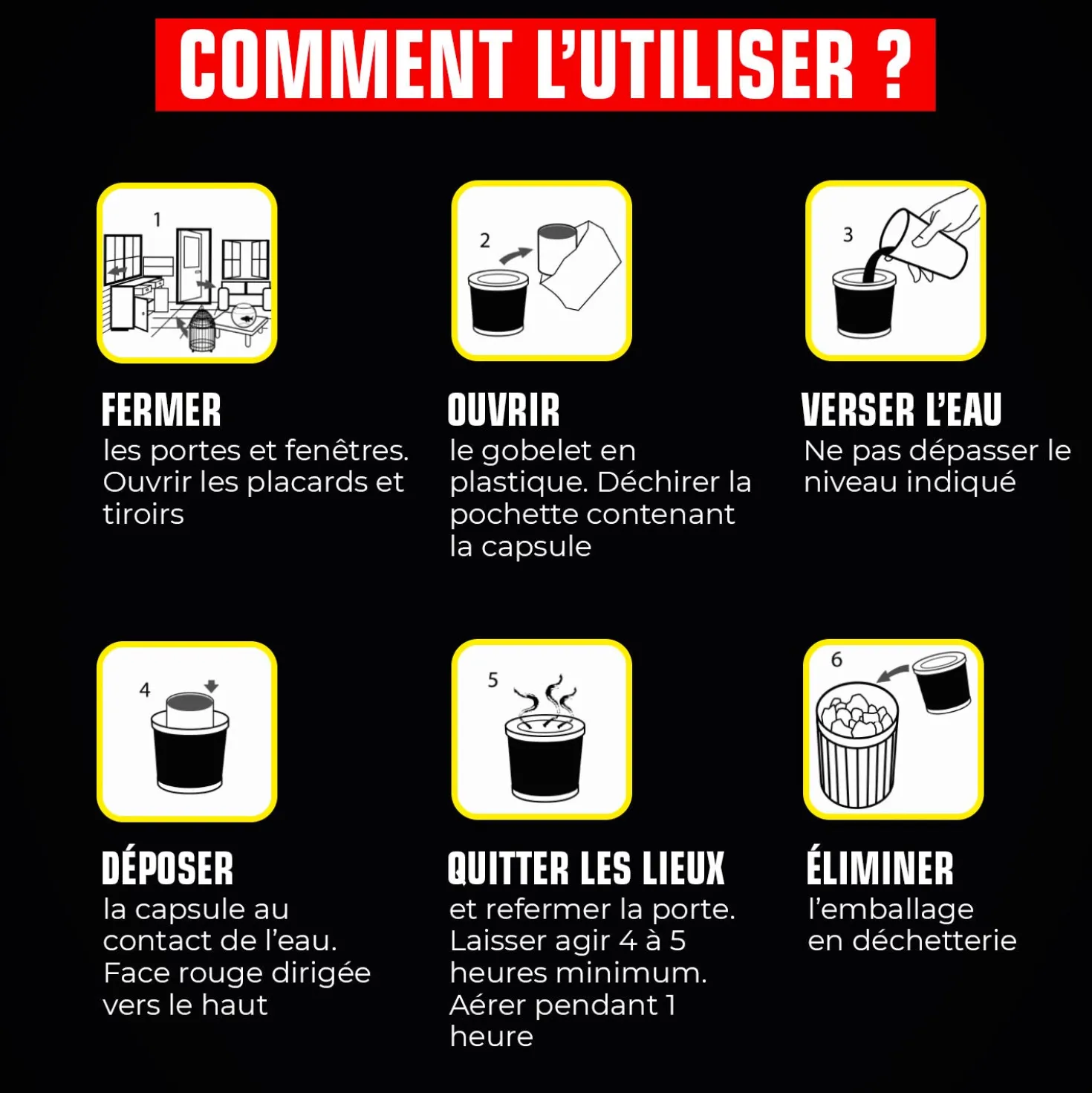Fumigateur spécial infestation tous insectes