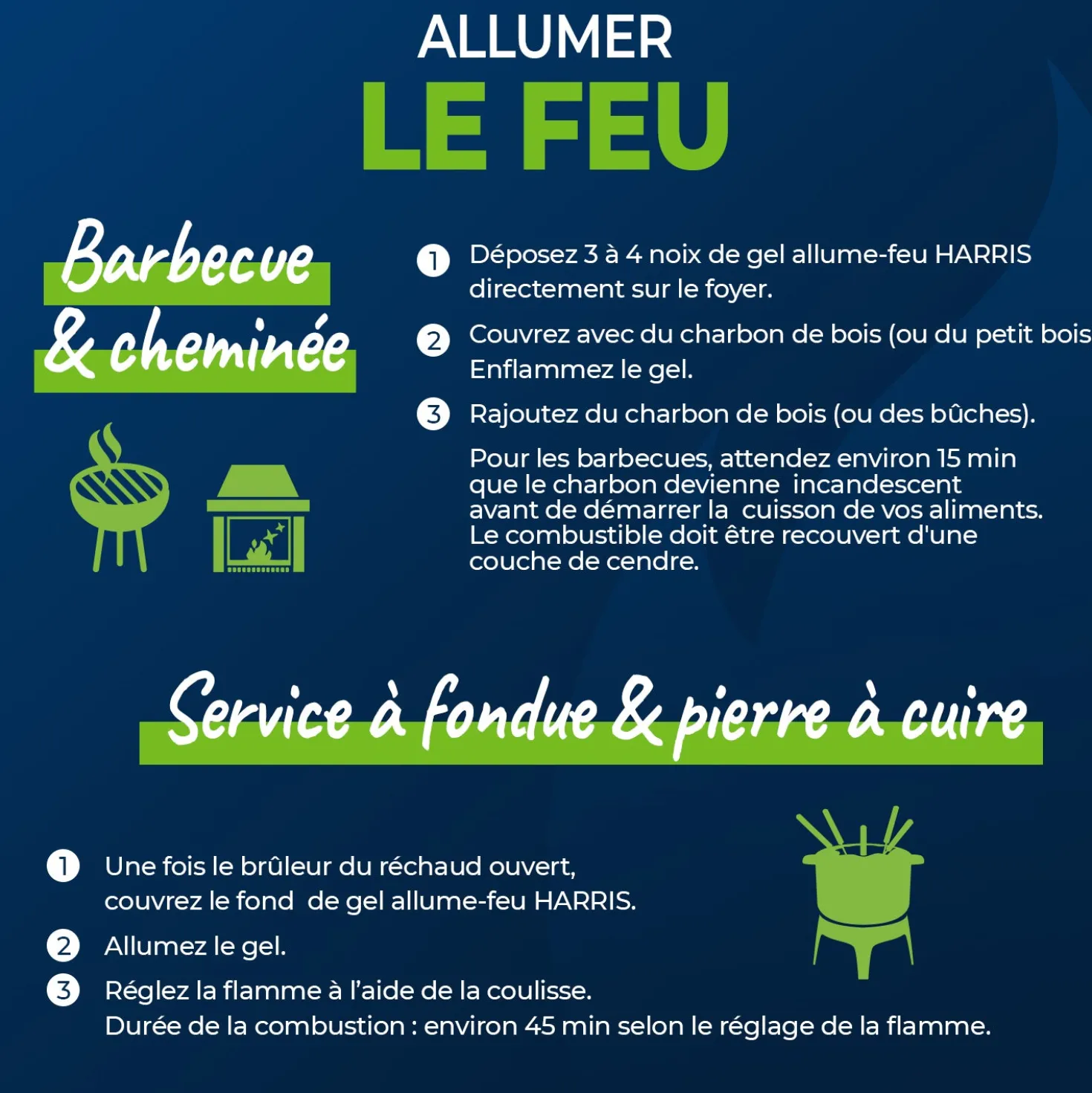 Gel allume feu naturel