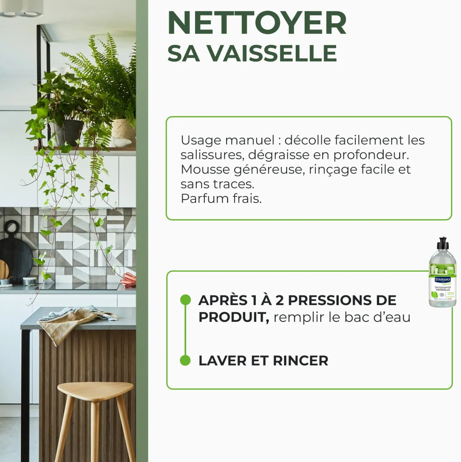 Gel vaisselle concentré