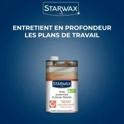 Huile protectrice pour plan de travail en bois huilé