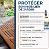 Huile rénovatrice application facile pour mobilier grisé