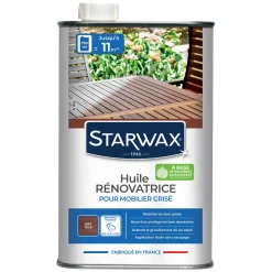 Huile rénovatrice application facile pour mobilier grisé