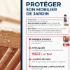 Huile ultra protectrice tenue longue durée pour mobilier de jardin en bois