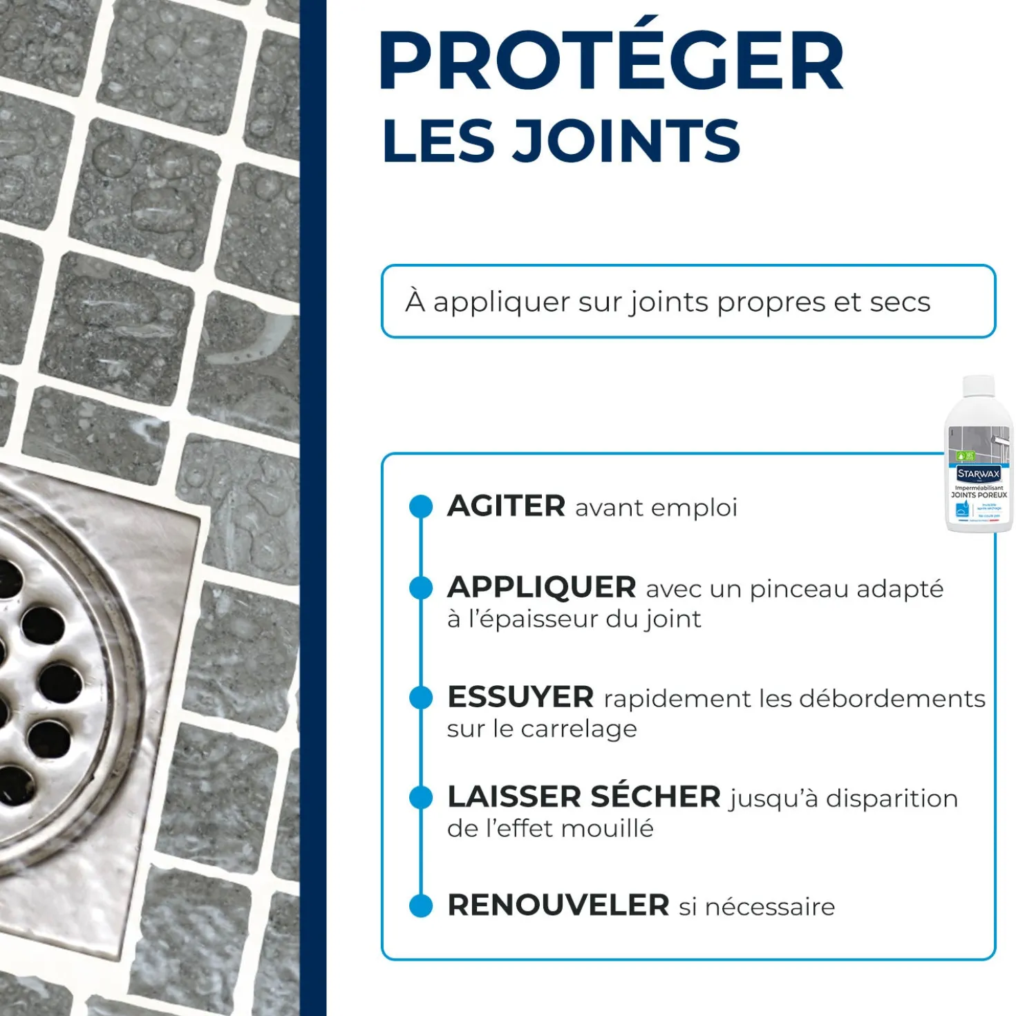 Imperméabilisant pour joints