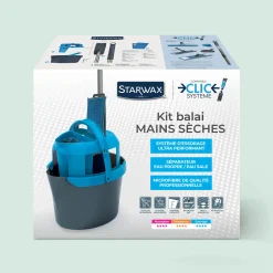 Kit balai mains sèche Clic système