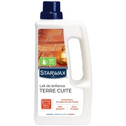 Lait de brillance pour tomettes et terres cuites