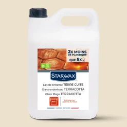 Lait de brillance pour tomettes et terres cuites