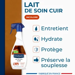 Lait de soin pour cuir