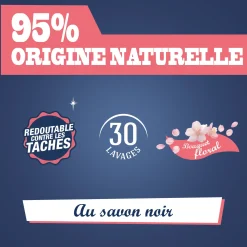 La Lessive détachante au Savon noir parfum Bouquet floral