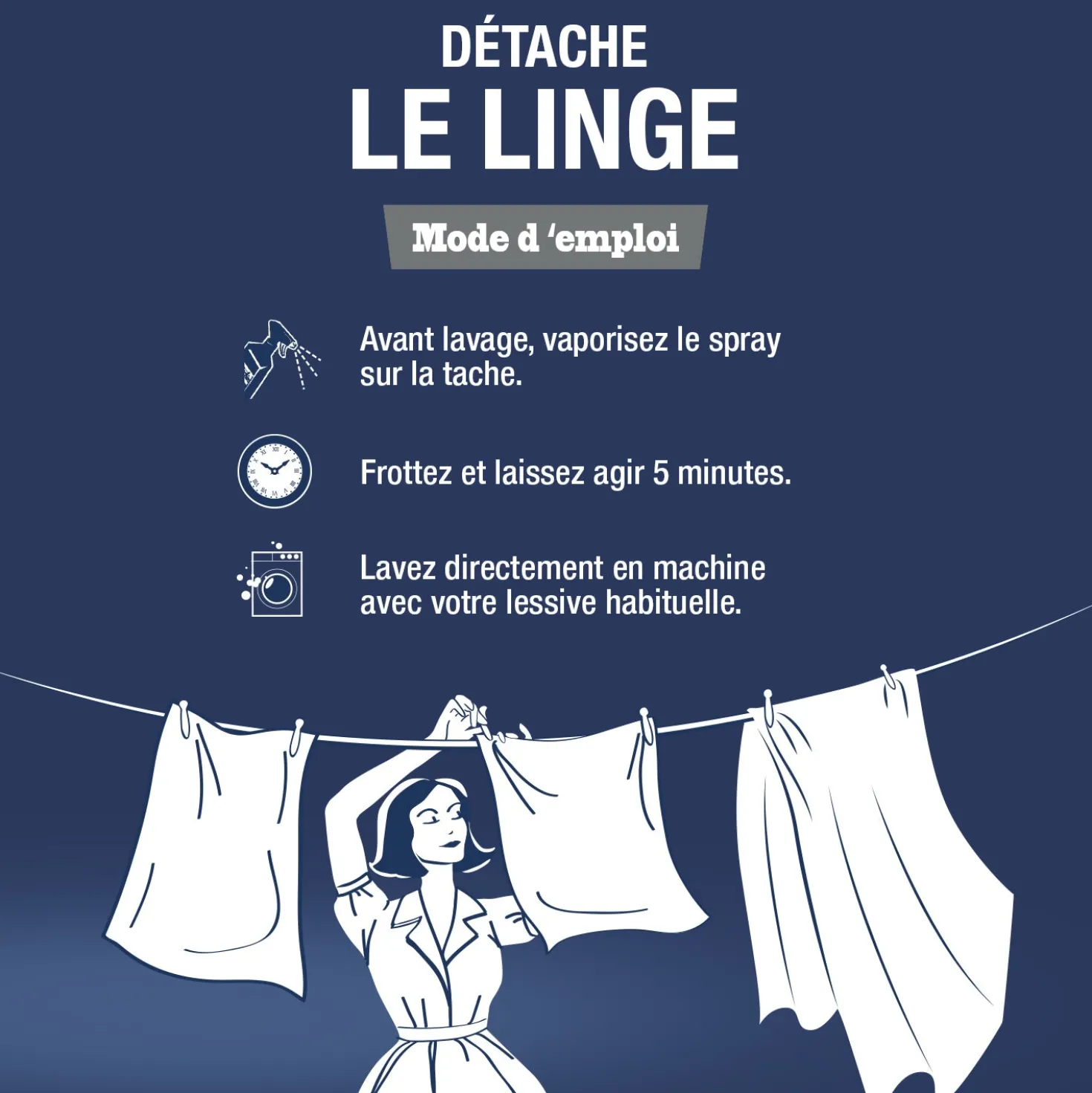 Le détachant avant lavage au Savon Noir