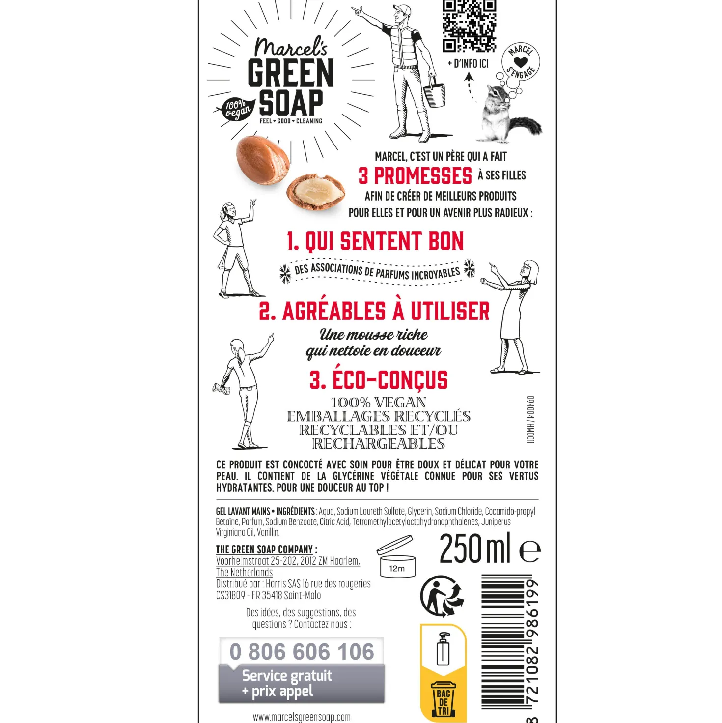 Le Gel Lavant Mains Argan & Oudh