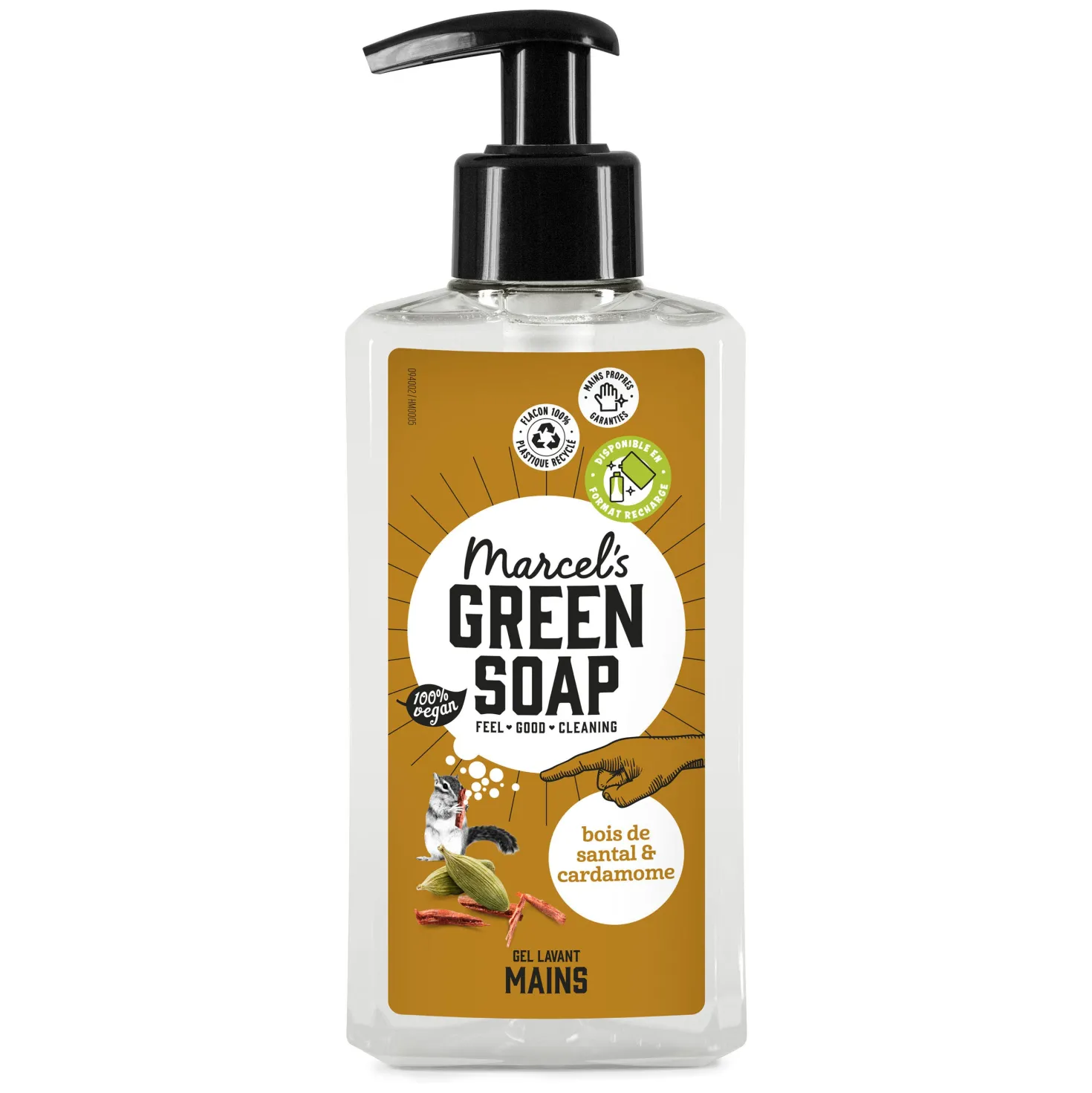 Le Gel Lavant Mains Bois de santal & Cardamome